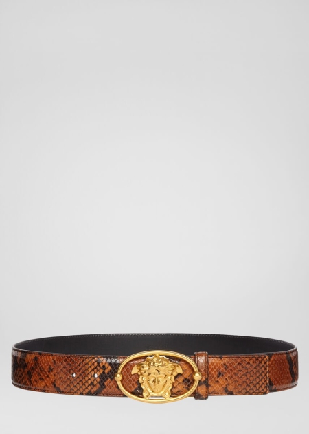 Curea Versace Versace Mock Python Oval Medusa Barbati | UGFREAS-14